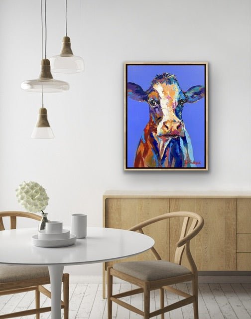 Bessie the Cow - Original Art - Gold Coast Gallery Of ArtJos Coufreur