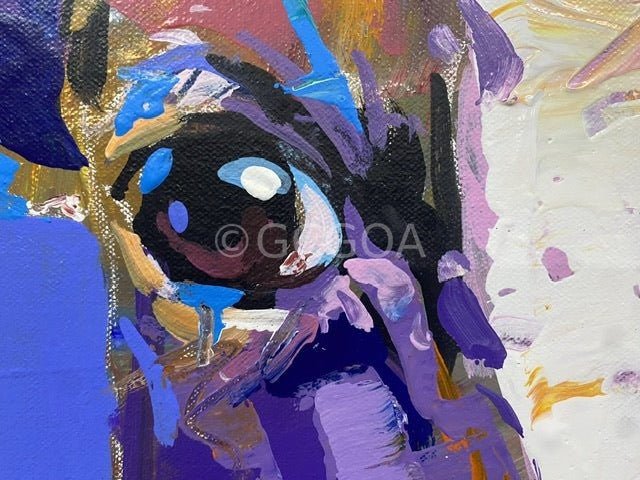 Bessie the Cow - Original Art - Gold Coast Gallery Of ArtJos Coufreur