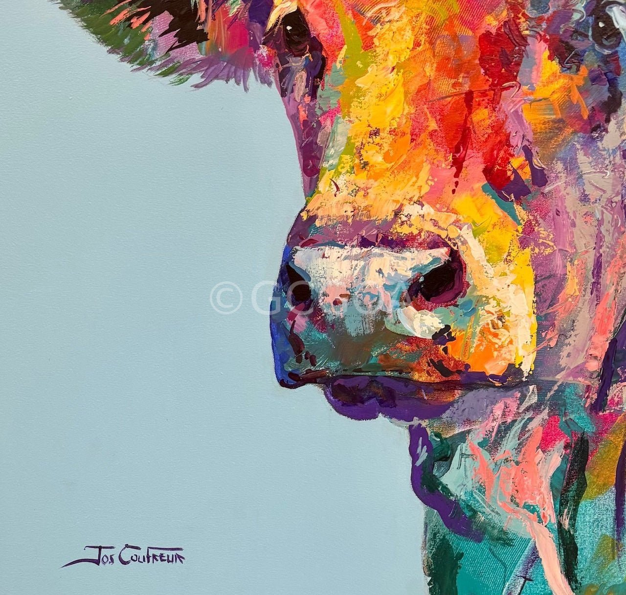 Bessy the Cow - Gold Coast Gallery Of ArtJos Coufreur