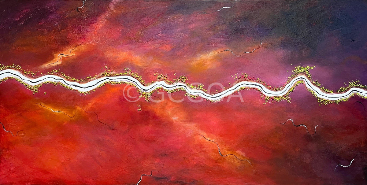 Between The Veins Of Time - Original Art - Gold Coast Gallery Of ArtTania Chanter