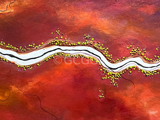 Between The Veins Of Time - Original Art - Gold Coast Gallery Of ArtTania Chanter