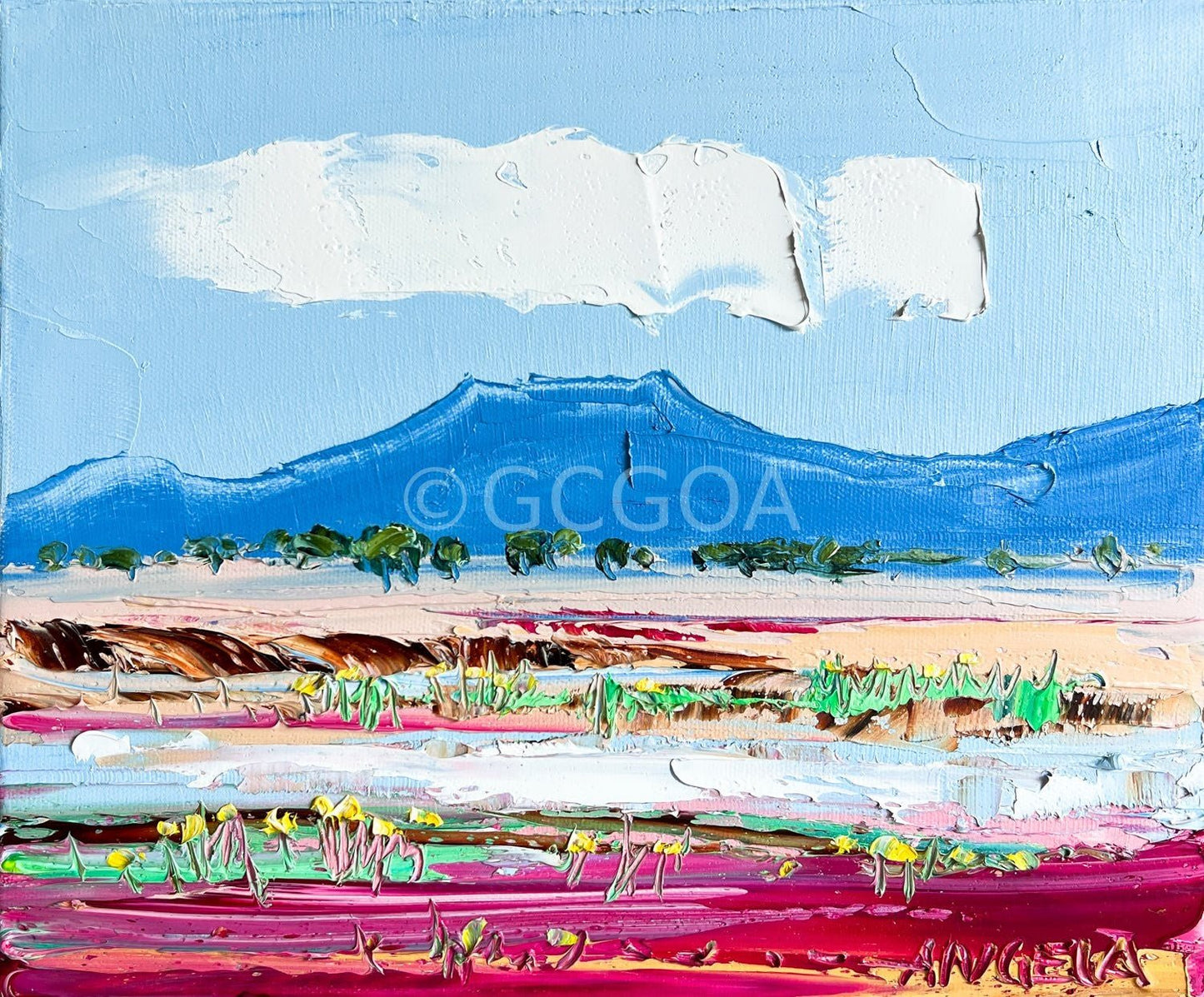 Beyond The Pond - Original Art - Gold Coast Gallery Of ArtAngela Hawkey
