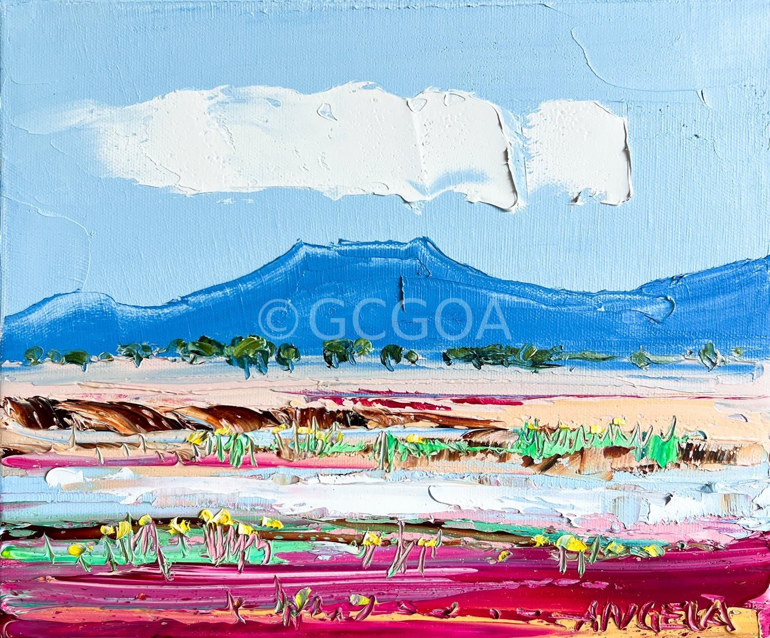 Beyond The Pond - Original Art - Gold Coast Gallery Of ArtAngela Hawkey