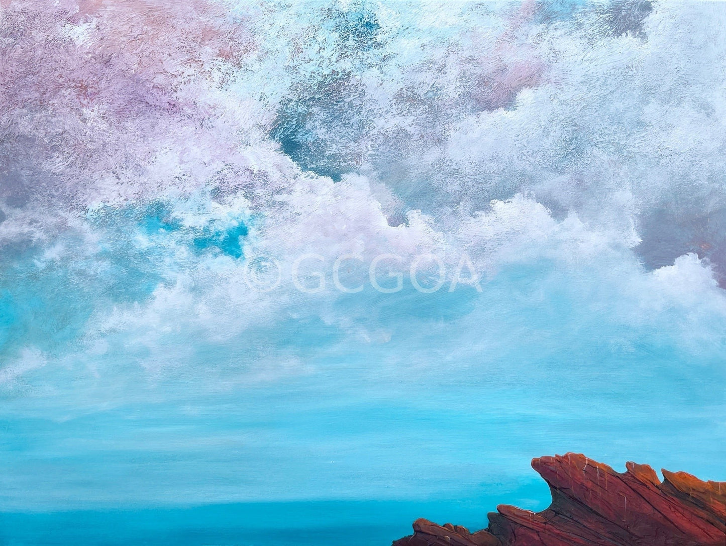 Beyond The Rocky Veil - Original Art - Gold Coast Gallery Of ArtTania Chanter