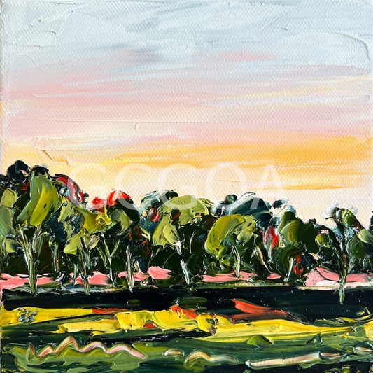 Beyond The Treeline - Mini - Gold Coast Gallery Of ArtAngela Hawkey