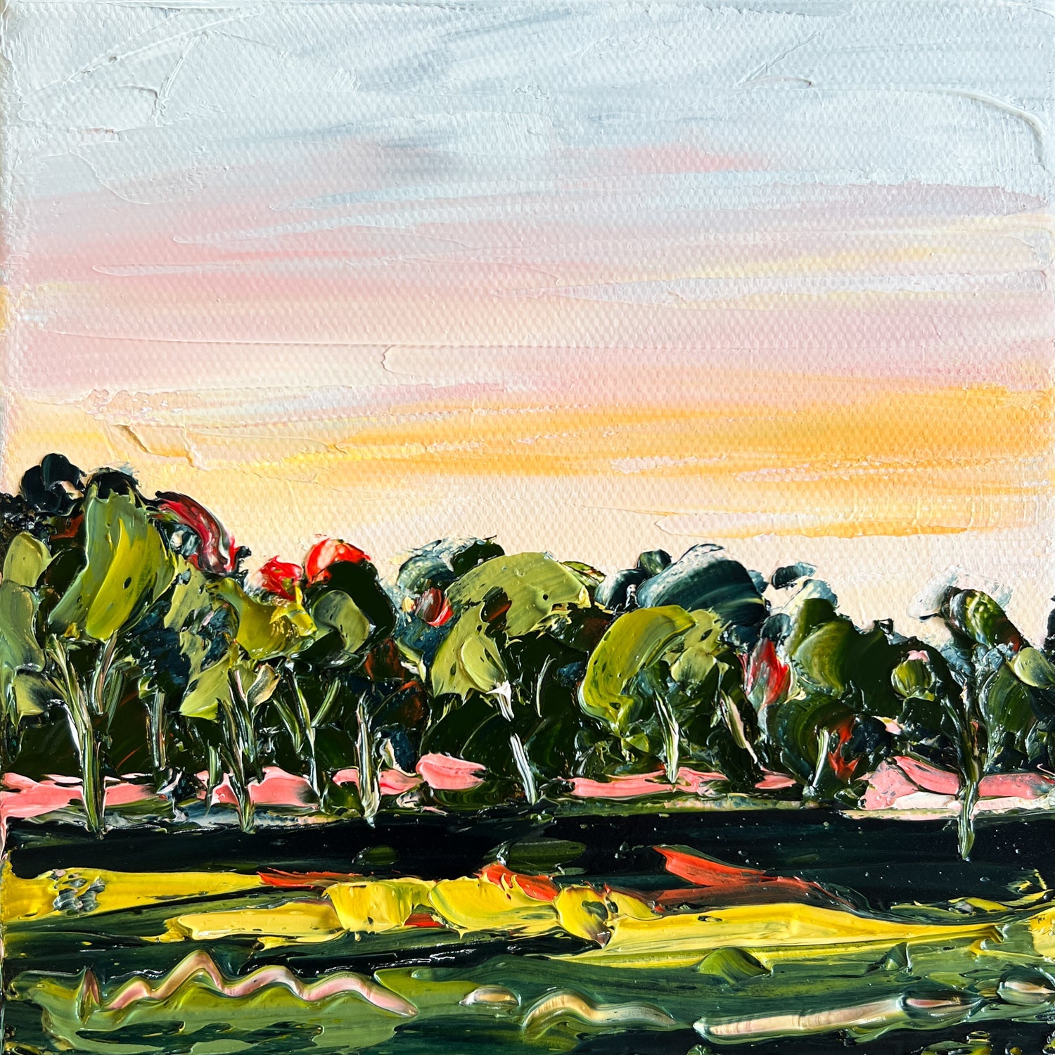 Beyond The Treeline - Mini - Gold Coast Gallery Of ArtAngela Hawkey