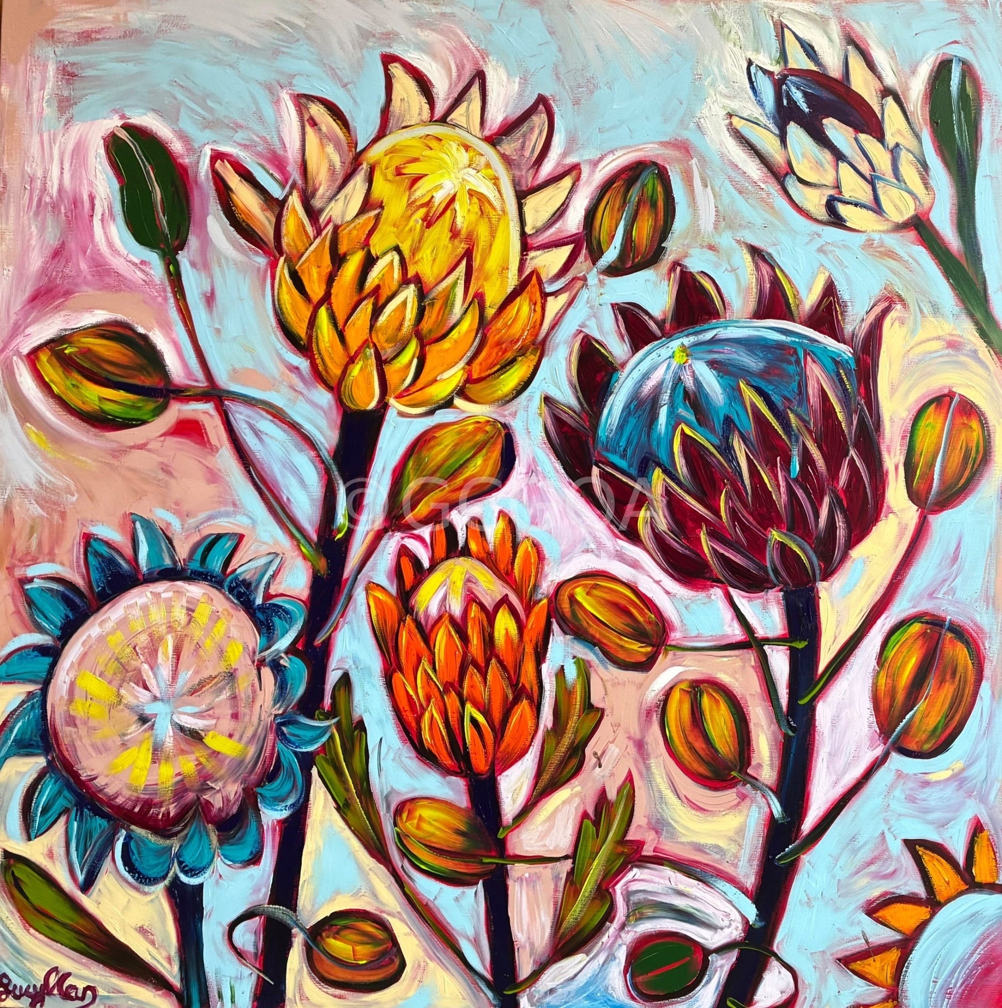 Big Proteas - Gold Coast Gallery Of ArtLucy Car