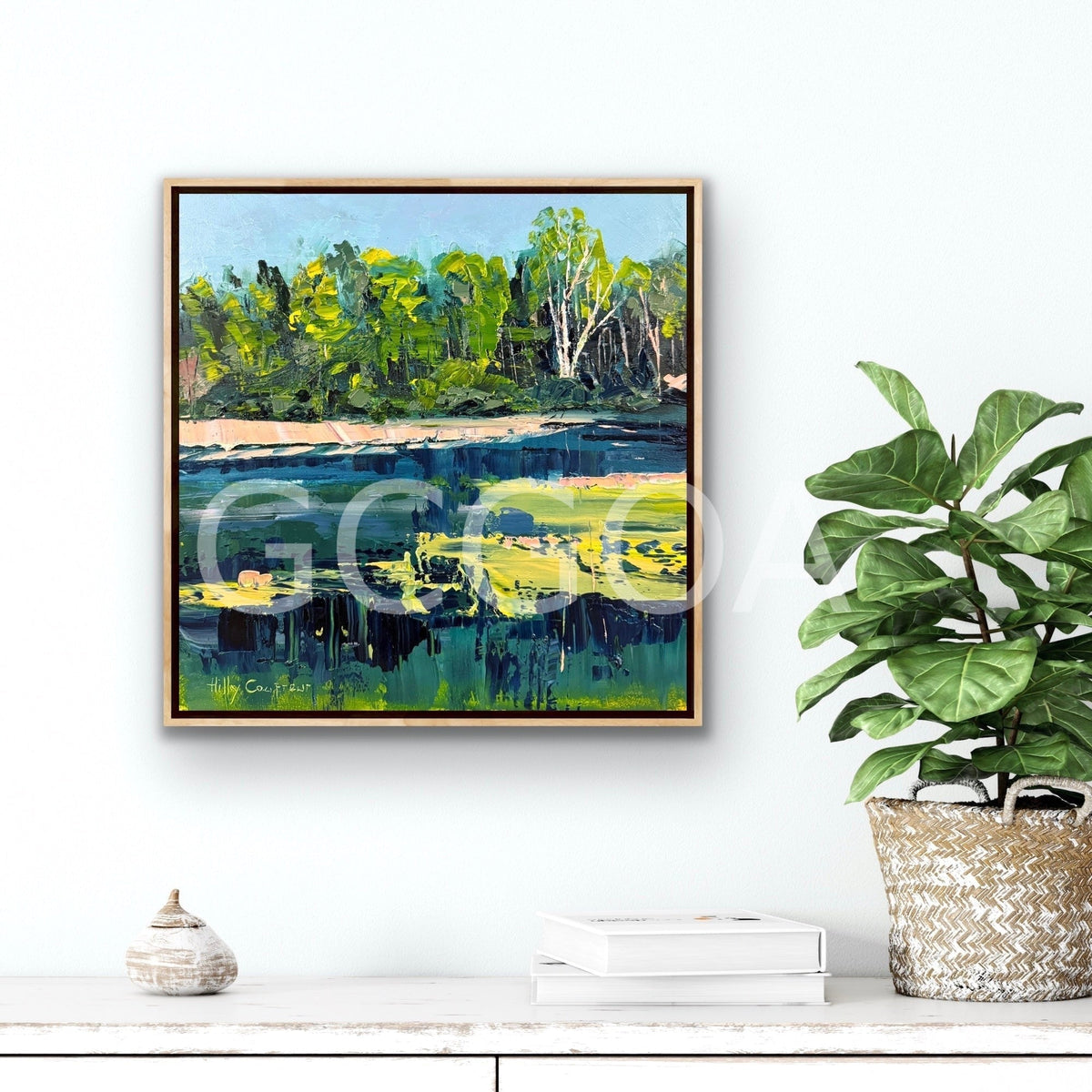 Black Diamond Lake - Gold Coast Gallery Of ArtHilly Coufreur