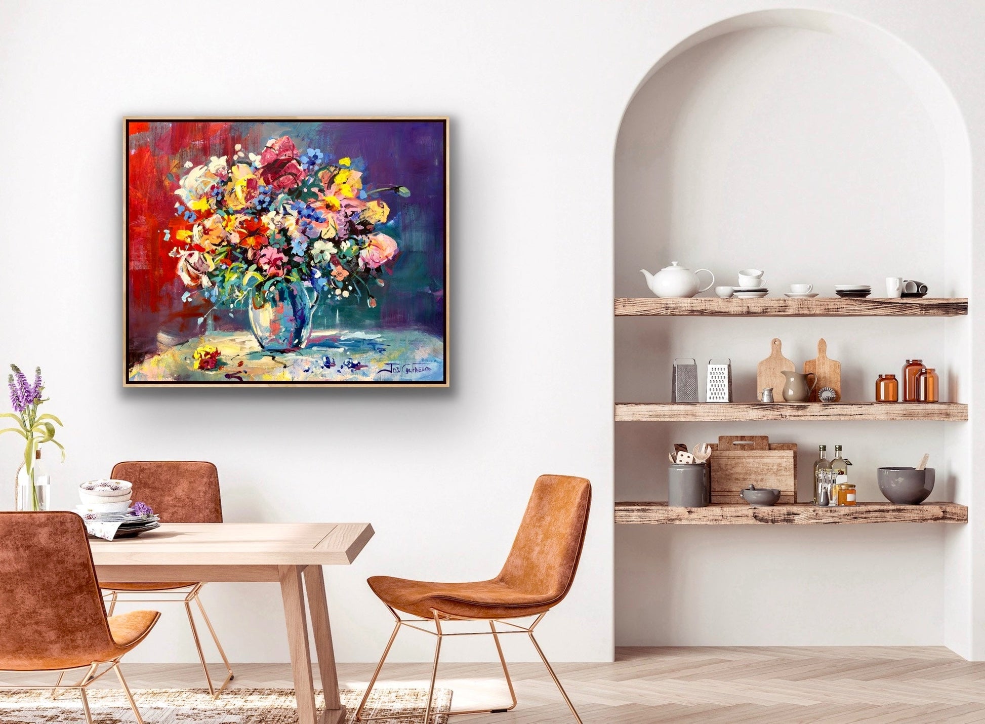 Bloom 7 - Vase with Flowers - Gold Coast Gallery Of ArtJos Coufreur