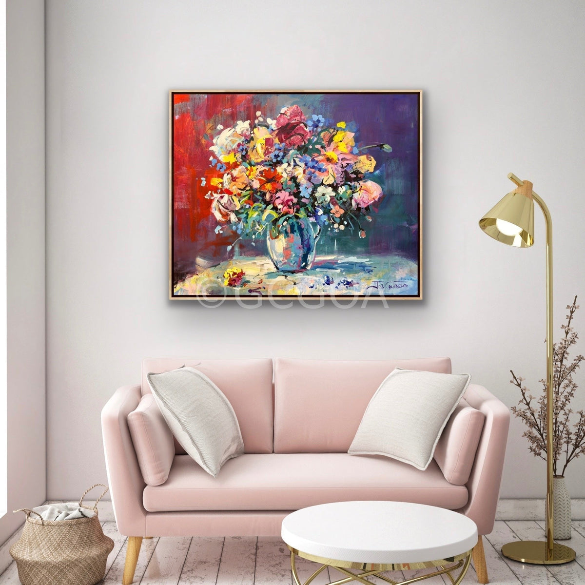 Bloom 7 - Vase with Flowers - Gold Coast Gallery Of ArtJos Coufreur