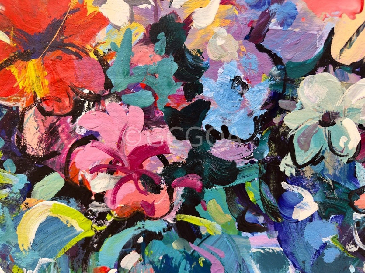 Bloom 7 - Vase with Flowers - Gold Coast Gallery Of ArtJos Coufreur