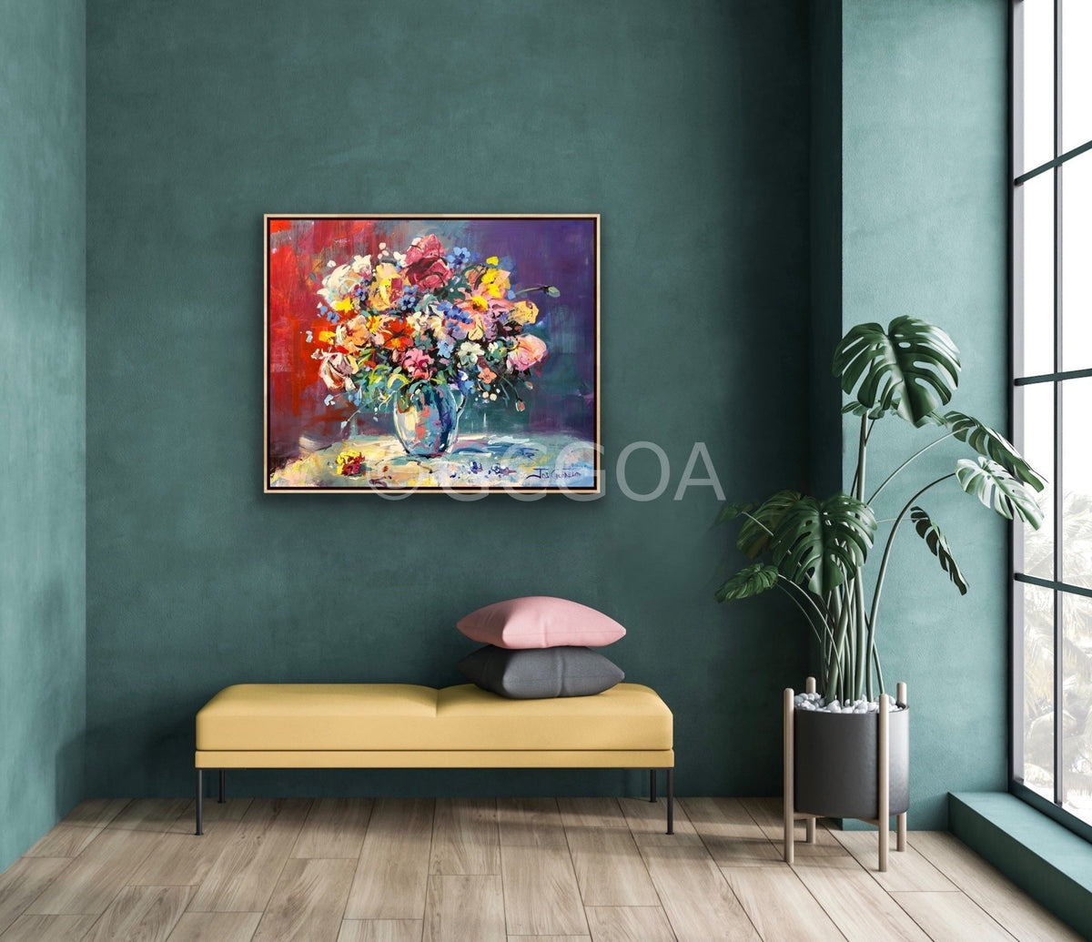 Bloom 7 - Vase with Flowers - Gold Coast Gallery Of ArtJos Coufreur