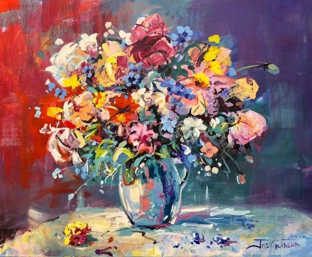 Bloom 7 - Vase with Flowers - Gold Coast Gallery Of ArtJos Coufreur