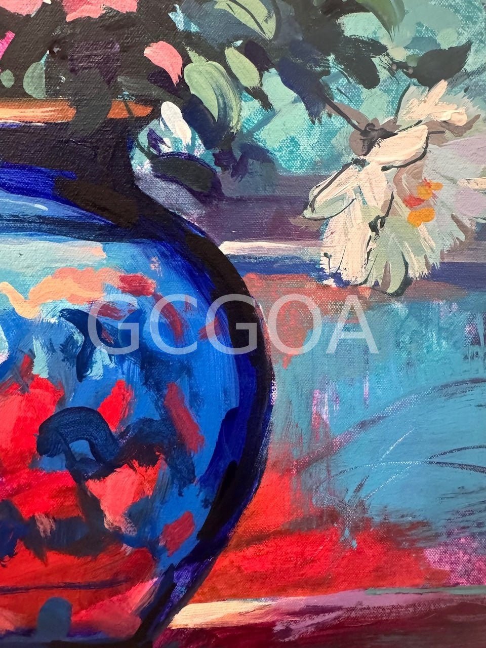 Bloom 9 - Vase with Peonies - Gold Coast Gallery Of ArtJos Coufreur