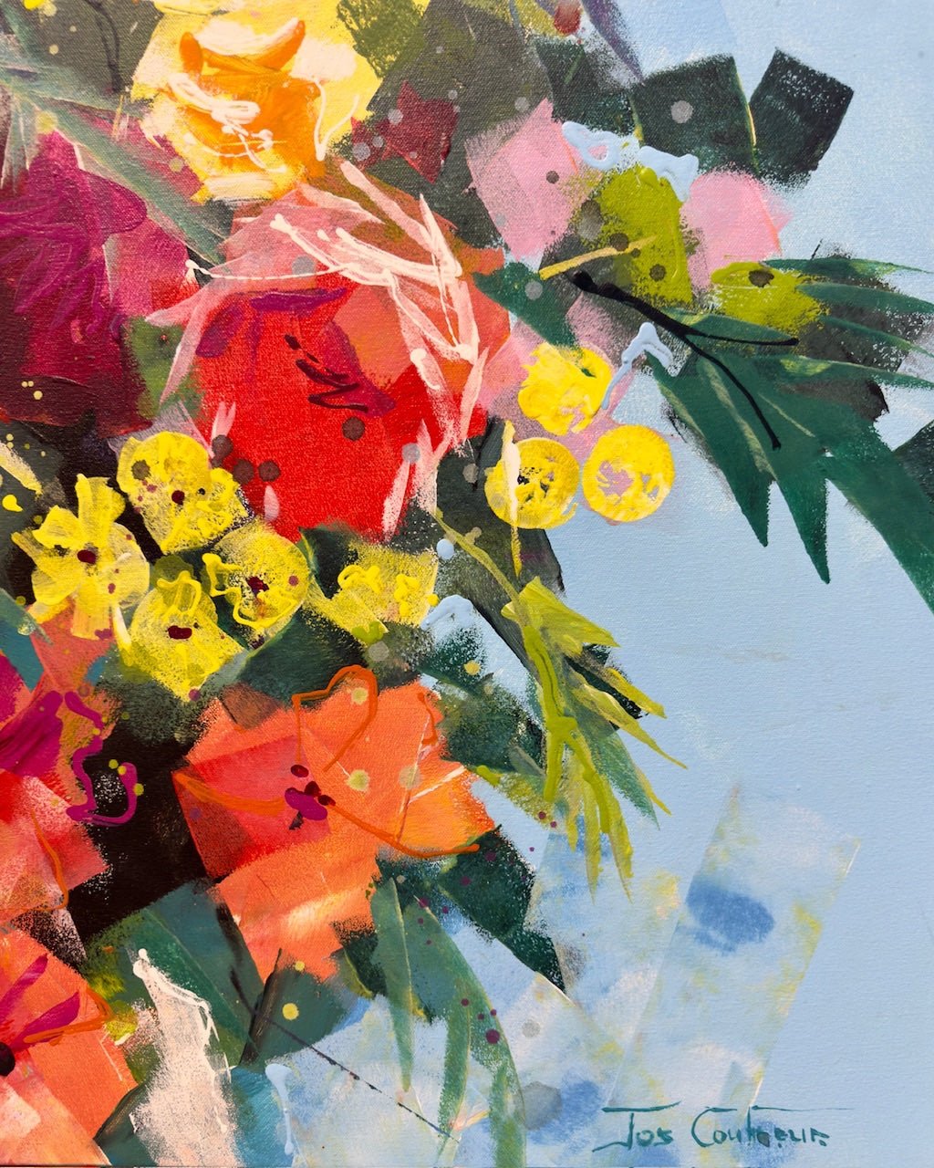 Bloom - Bunch of Flowers - Gold Coast Gallery Of ArtJos Coufreur