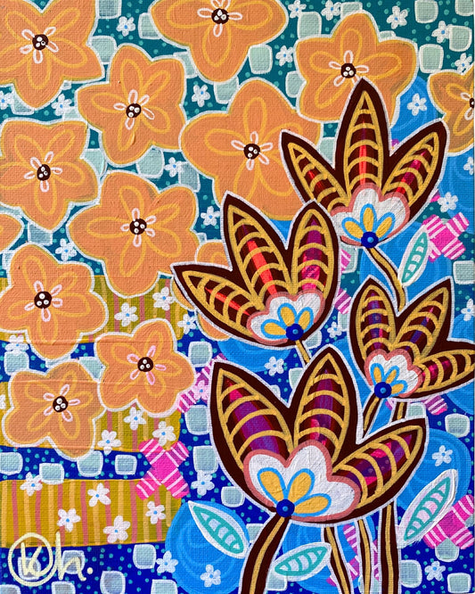 Blooming Happy 1 - Gold Coast Gallery Of ArtKat Handley