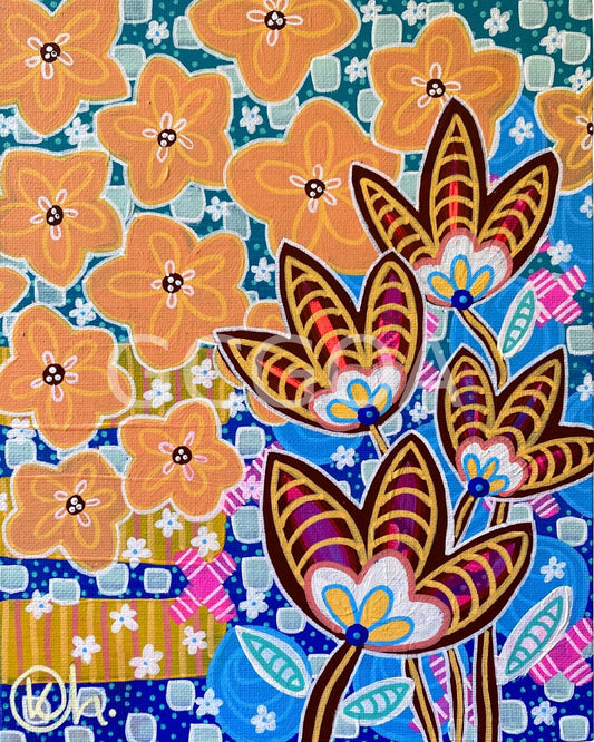 Blooming Happy 1 - Gold Coast Gallery Of ArtKat Handley