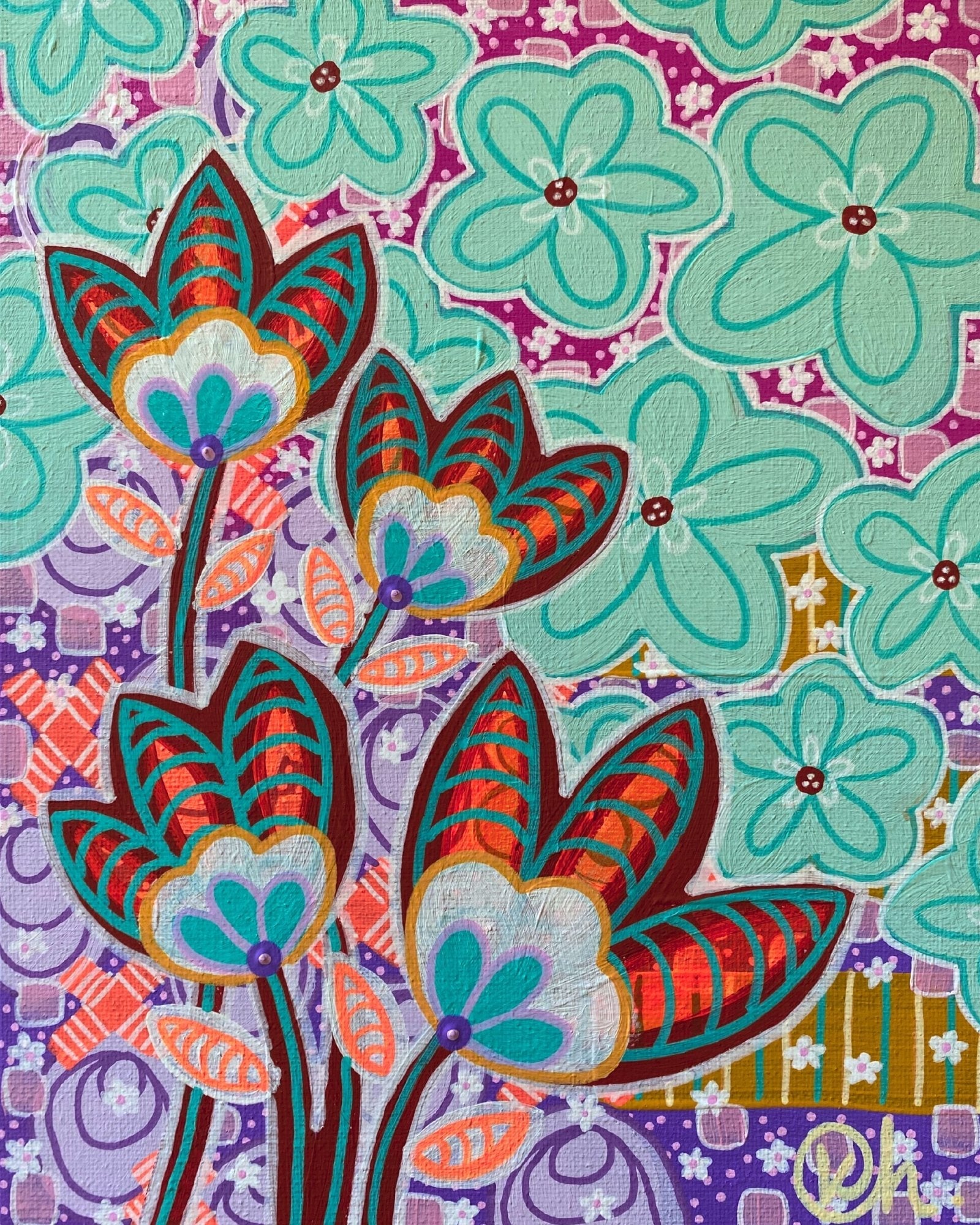 Blooming Happy 2 - Gold Coast Gallery Of ArtKat Handley