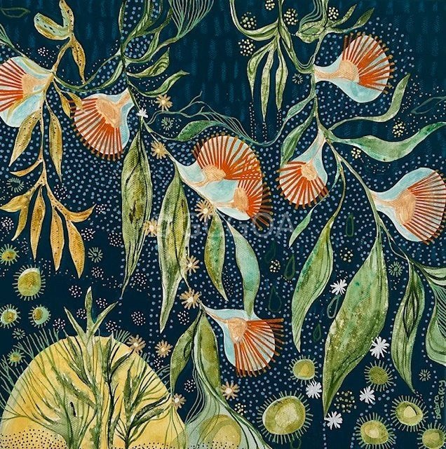 Blooming Stars - Original Art - Gold Coast Gallery Of ArtDebra Duffy