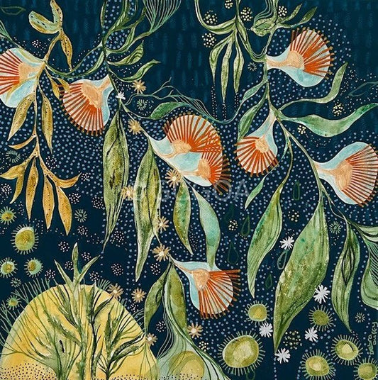 Blooming Stars - Original Art - Gold Coast Gallery Of ArtDebra Duffy