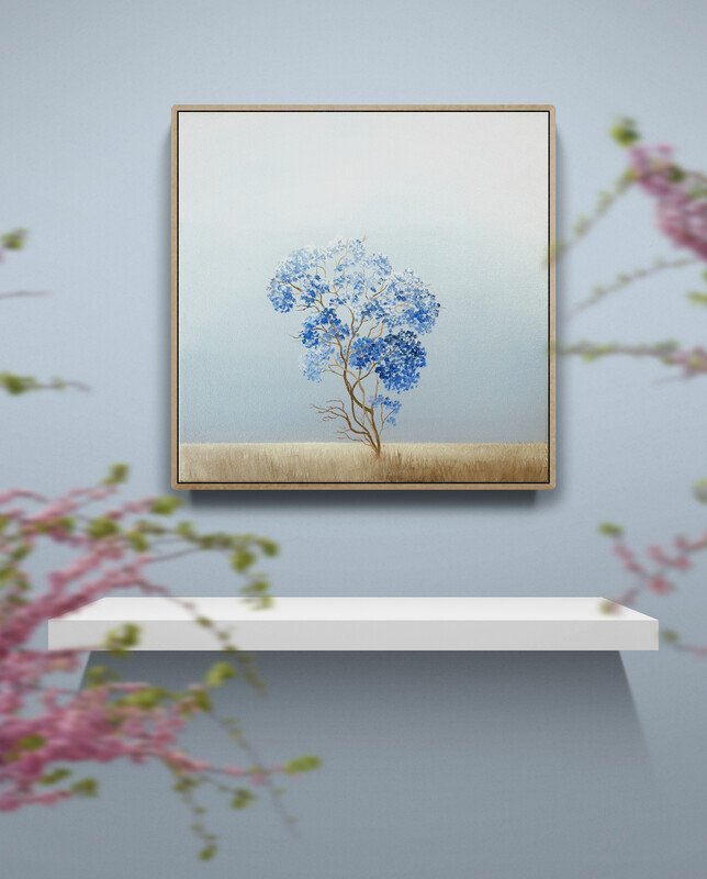 Blue Blossom Tree - Gold Coast Gallery Of ArtLucinda Leveille