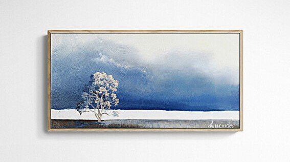 Blue Distance - Gold Coast Gallery Of ArtLucinda Leveille