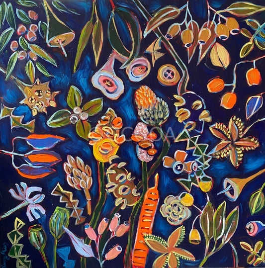 Blue Seedpods - Gold Coast Gallery Of ArtLucy Car