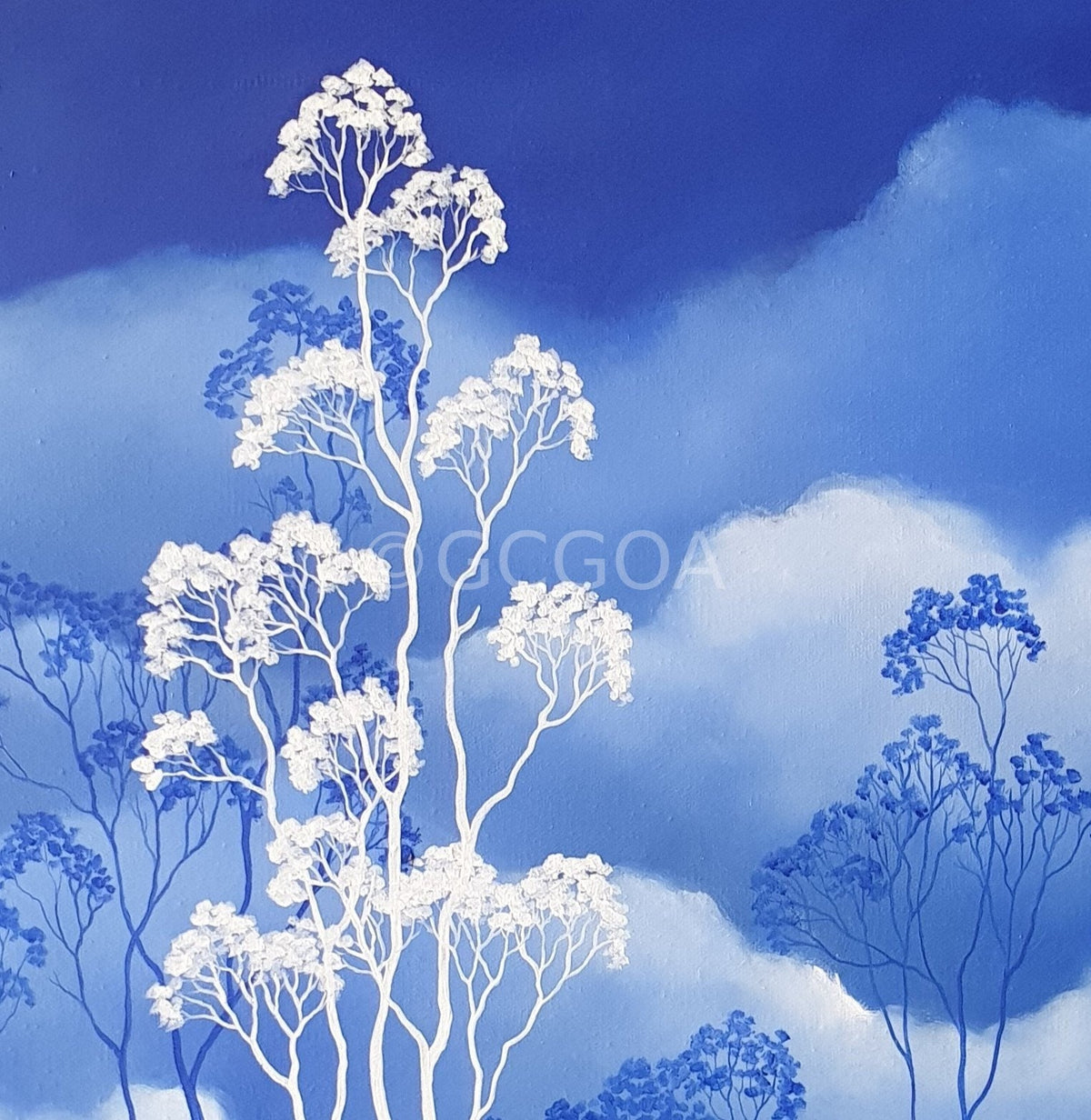 Blue Skies - Original Art - Gold Coast Gallery Of ArtLucinda Leveille