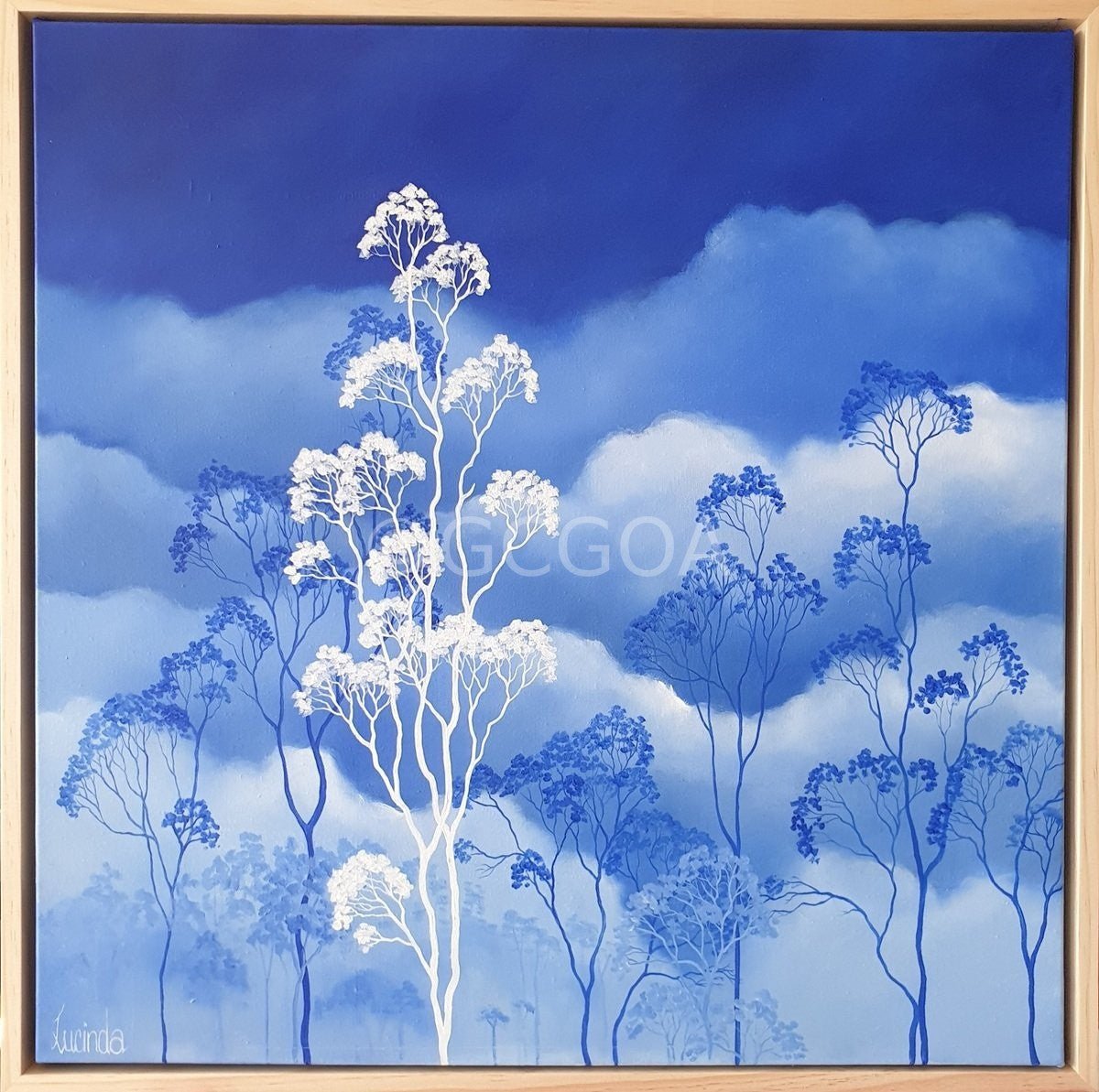 Blue Skies - Original Art - Gold Coast Gallery Of ArtLucinda Leveille