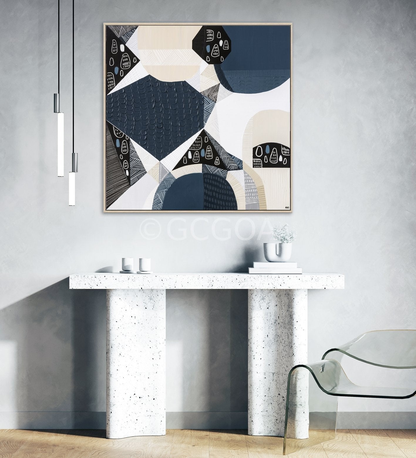 Blue Stone Heritage 2 - Original Art - Gold Coast Gallery Of ArtAni Ipradjian