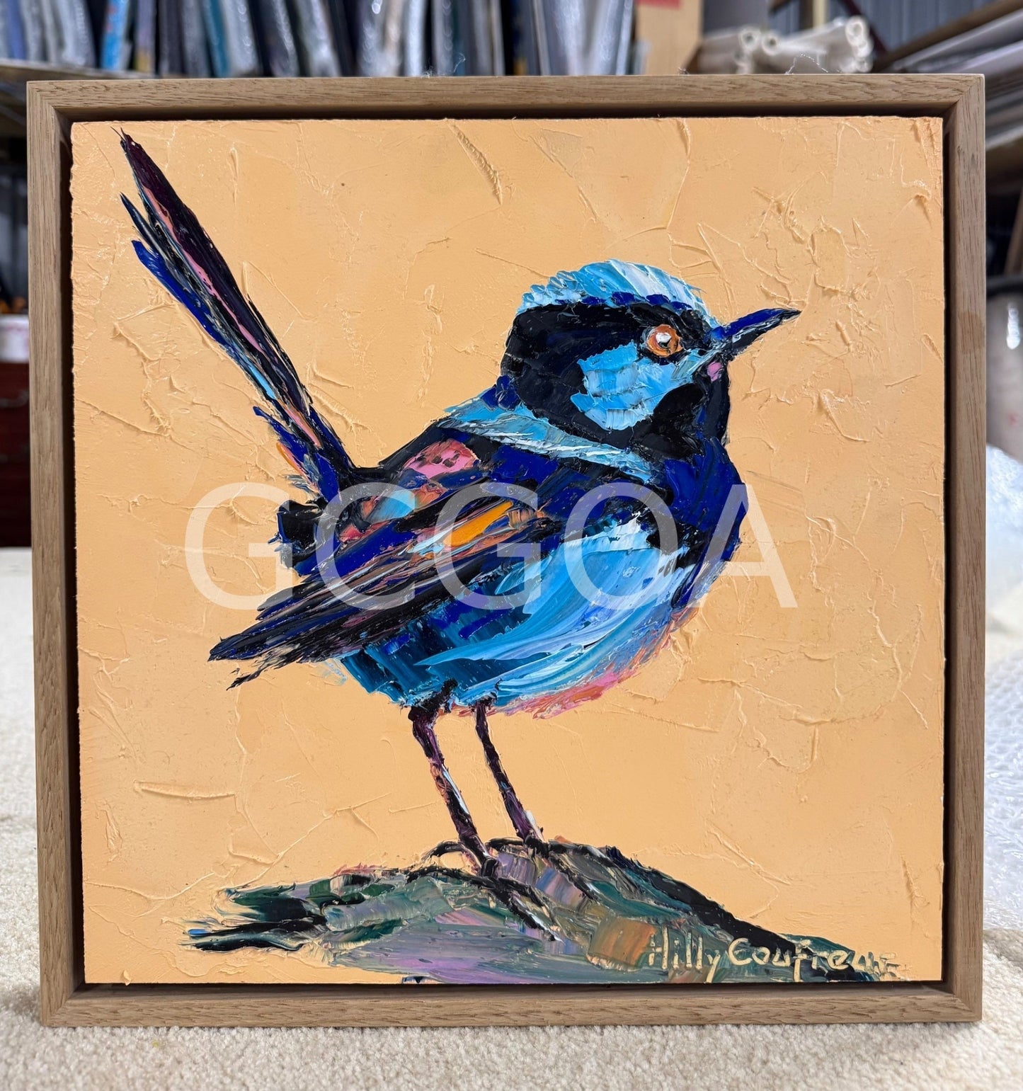 Blue Wren - Gold Coast Gallery Of ArtHilly Coufreur