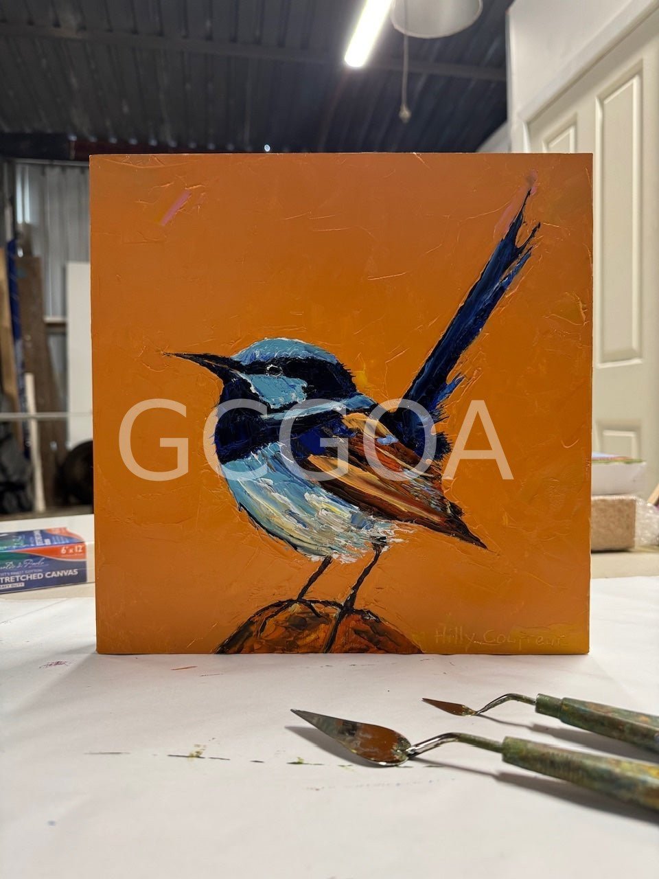 Blue Wren 3 - Gold Coast Gallery Of ArtHilly Coufreur