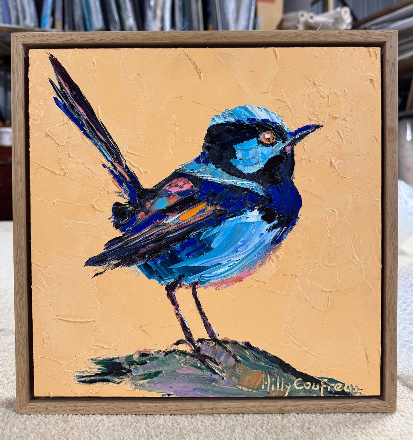 Blue Wren - Gold Coast Gallery Of ArtHilly Coufreur