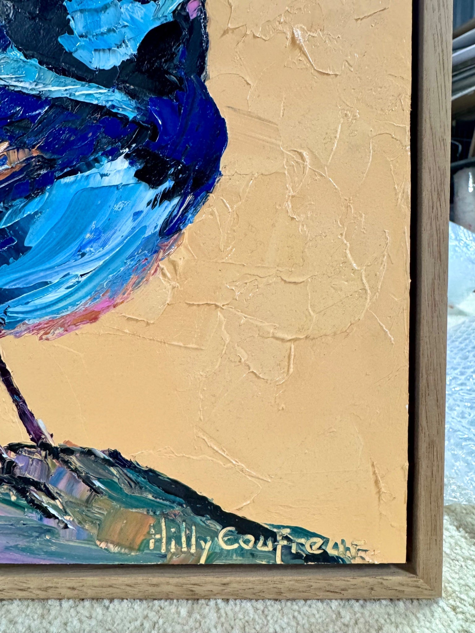 Blue Wren - Gold Coast Gallery Of ArtHilly Coufreur