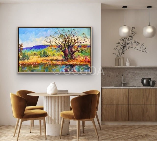 Boab Tree on Gibb River Road - Original Art - Gold Coast Gallery Of ArtJos Coufreur