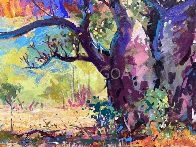 Boab Tree on Gibb River Road - Original Art - Gold Coast Gallery Of ArtJos Coufreur
