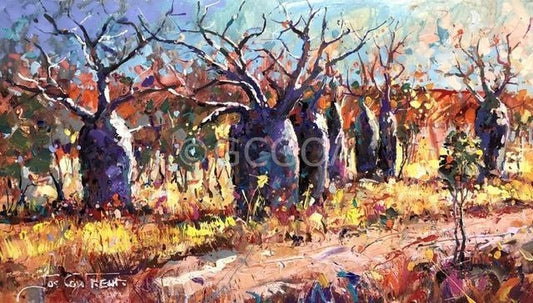 Boab Trees 38 - Original Art - Gold Coast Gallery Of ArtJos Coufreur