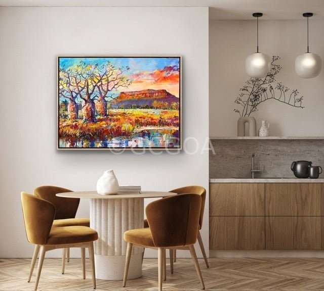 Boab Trees 43 - Original Art - Gold Coast Gallery Of ArtJos Coufreur