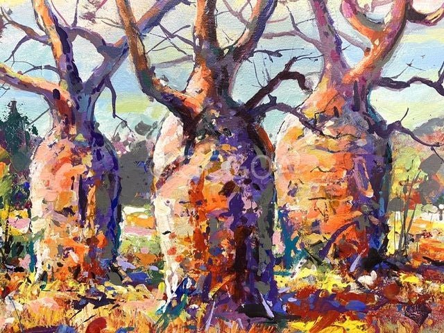 Boab Trees 43 - Original Art - Gold Coast Gallery Of ArtJos Coufreur