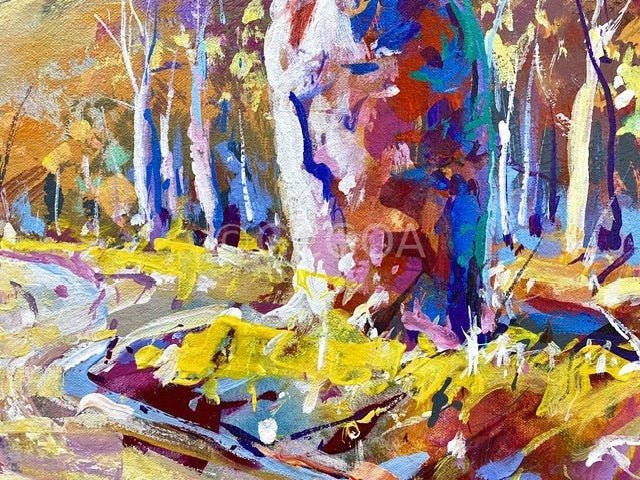 Boab Trees 44 - Original Art - Gold Coast Gallery Of ArtJos Coufreur