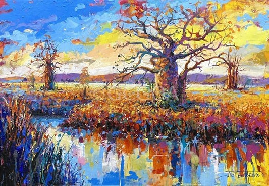 Boab Trees 48 - Original Art - Gold Coast Gallery Of ArtJos Coufreur