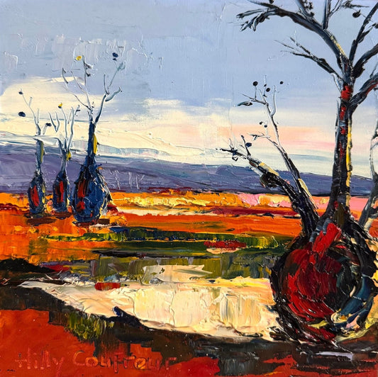 Boab Trees by the Billabong - Gold Coast Gallery Of ArtHilly Coufreur
