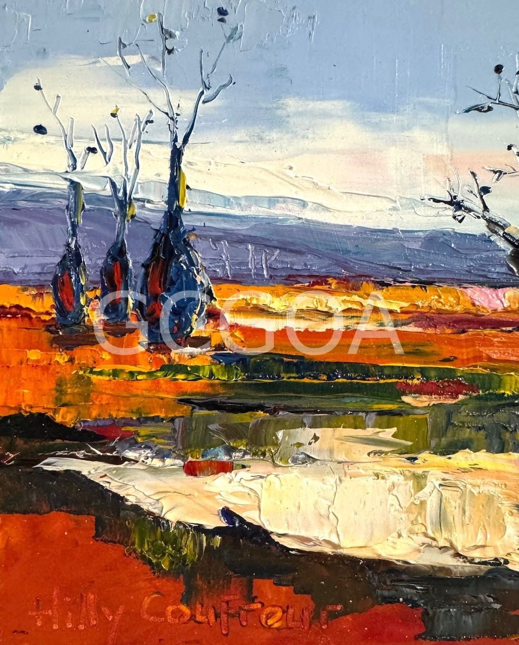 Boab Trees by the Billabong - Gold Coast Gallery Of ArtHilly Coufreur