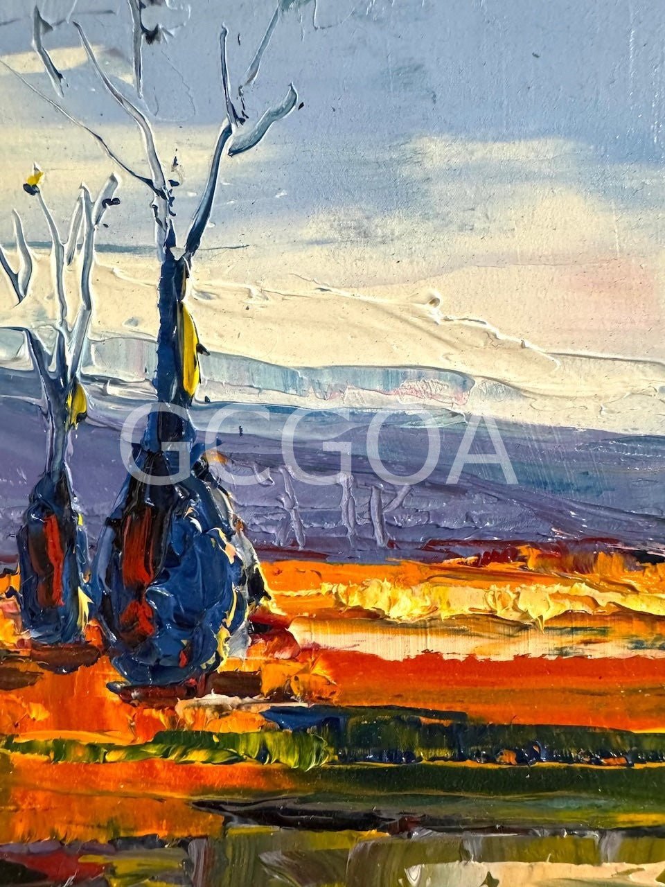 Boab Trees by the Billabong - Gold Coast Gallery Of ArtHilly Coufreur