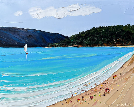 Boats in The Bay 2 - Gold Coast Gallery Of ArtAngela Hawkey