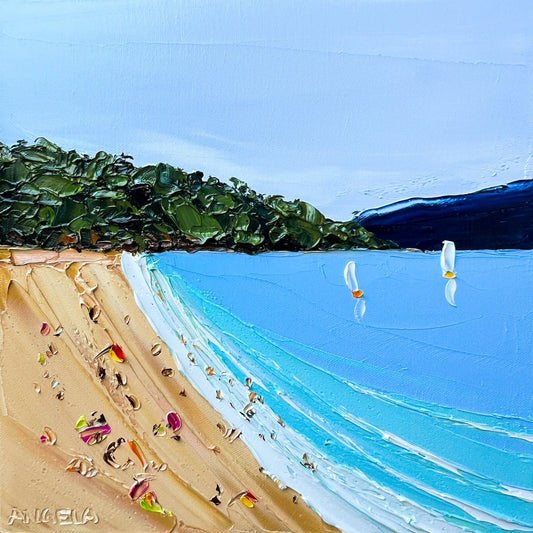 Boats in The Bay 4 - Gold Coast Gallery Of ArtAngela Hawkey