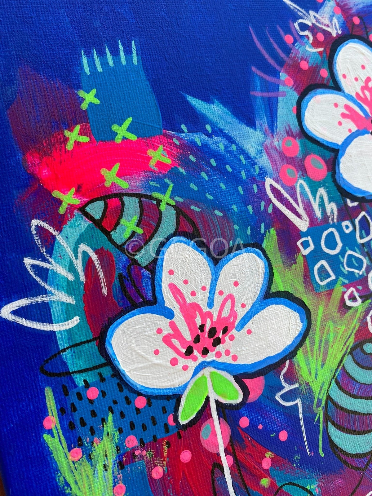 Bold and Blue - Gold Coast Gallery Of ArtKat Handley
