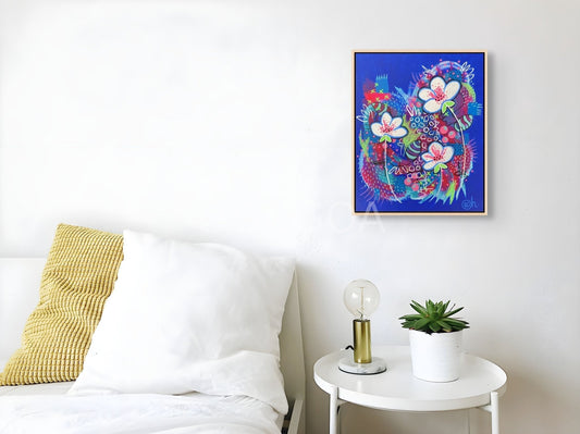 Bold and Blue - Gold Coast Gallery Of ArtKat Handley