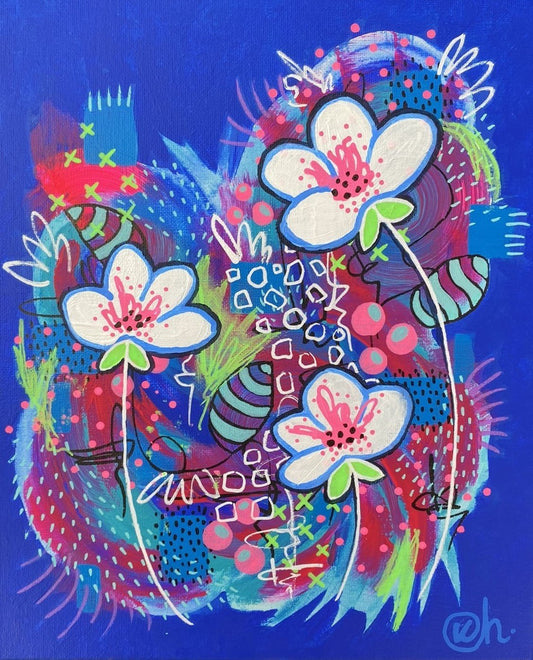 Bold and Blue - Gold Coast Gallery Of ArtKat Handley