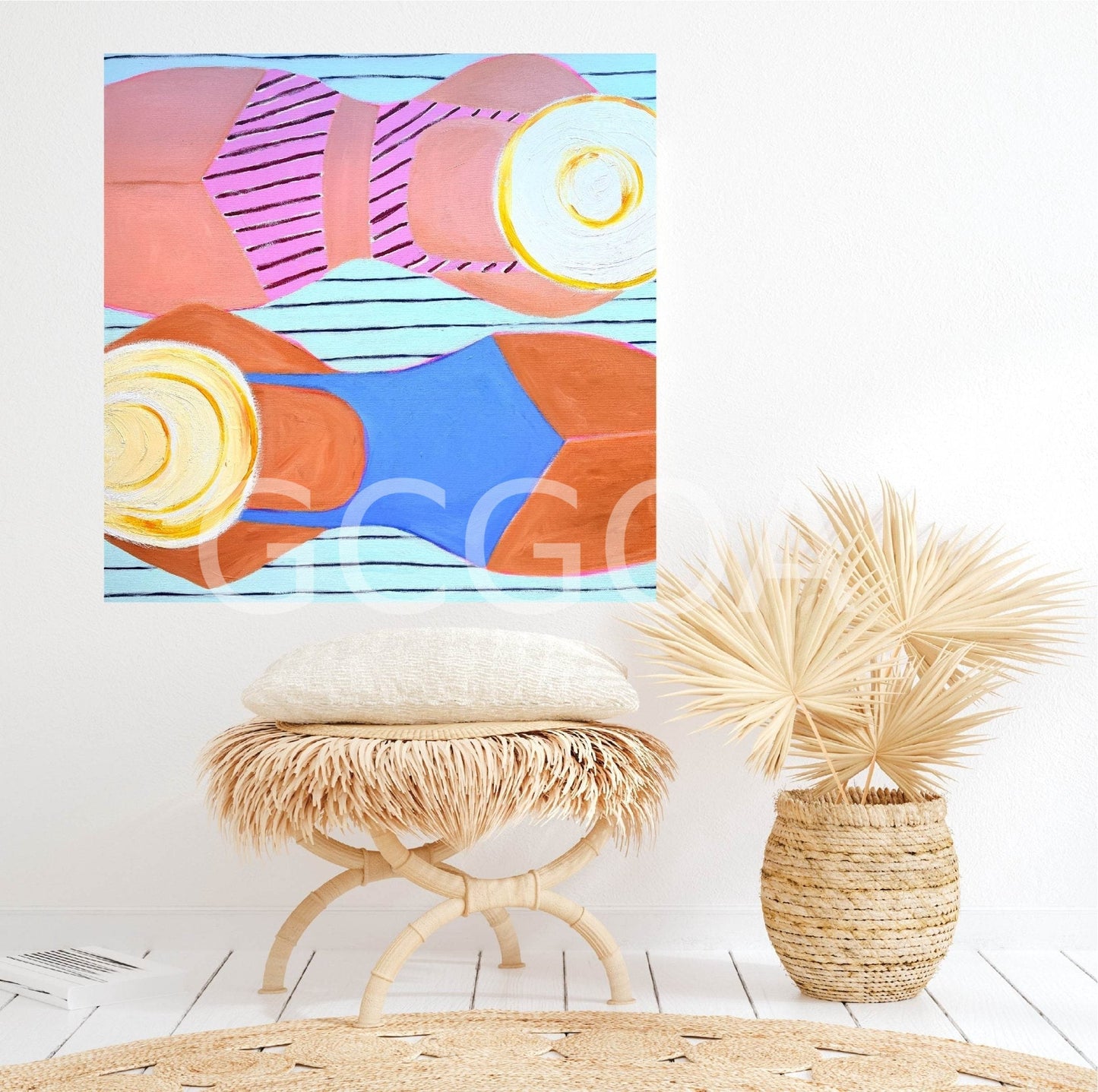 Bondi Beach Bathers - Gold Coast Gallery Of ArtMaggi Mcdonald